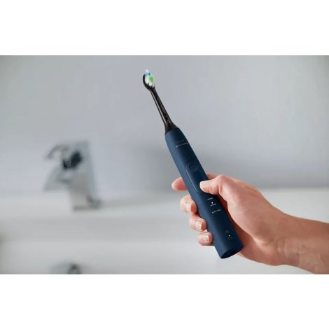 Philips | HX6851/53 | ProtectiveClean 5100 Electric toothbrush | Rechargeable | For adults | ml | Number of heads 2 | Dark Blue - 4
